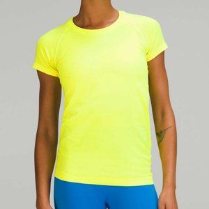 Lululemon Swiftly Tech Tee. Highlight Yellow, Sz 8